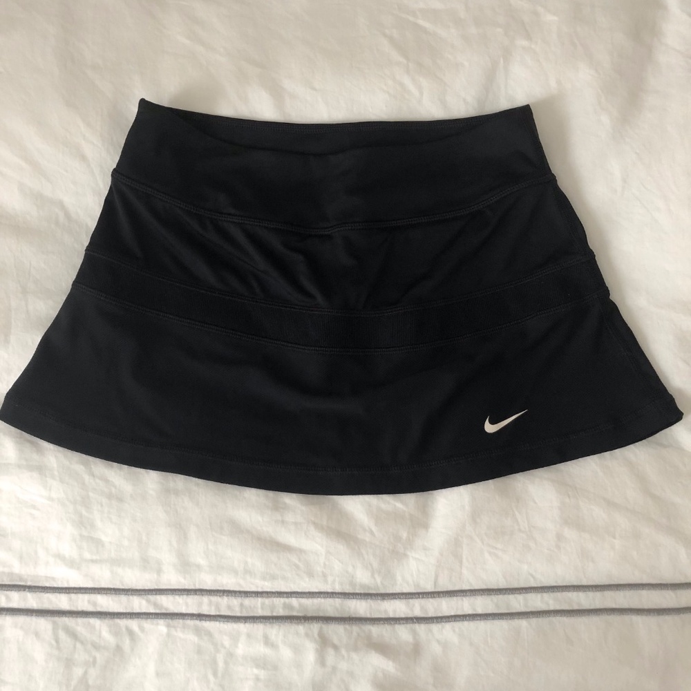 NIKE Dri-Fit Black Skirt Skort Tennis Nike NWOT